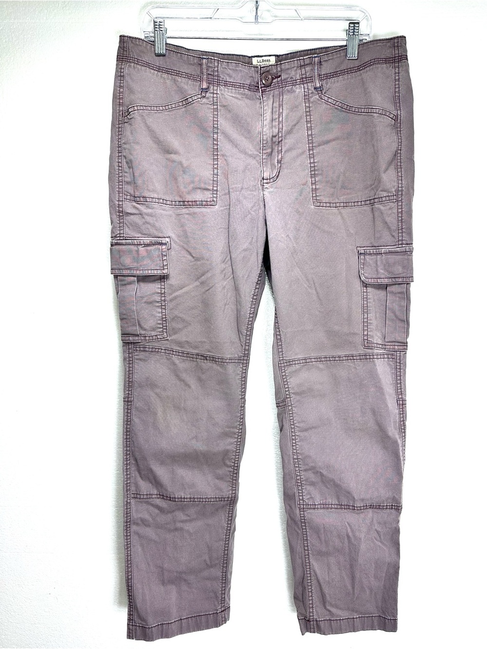 LL Bean Favorite Fit Cargo Utility Pants 14 reg